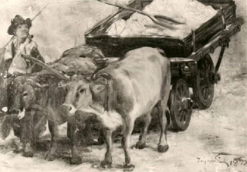 78-Figura di contadino con carro di buoi-Musei Civici di Brescia 
